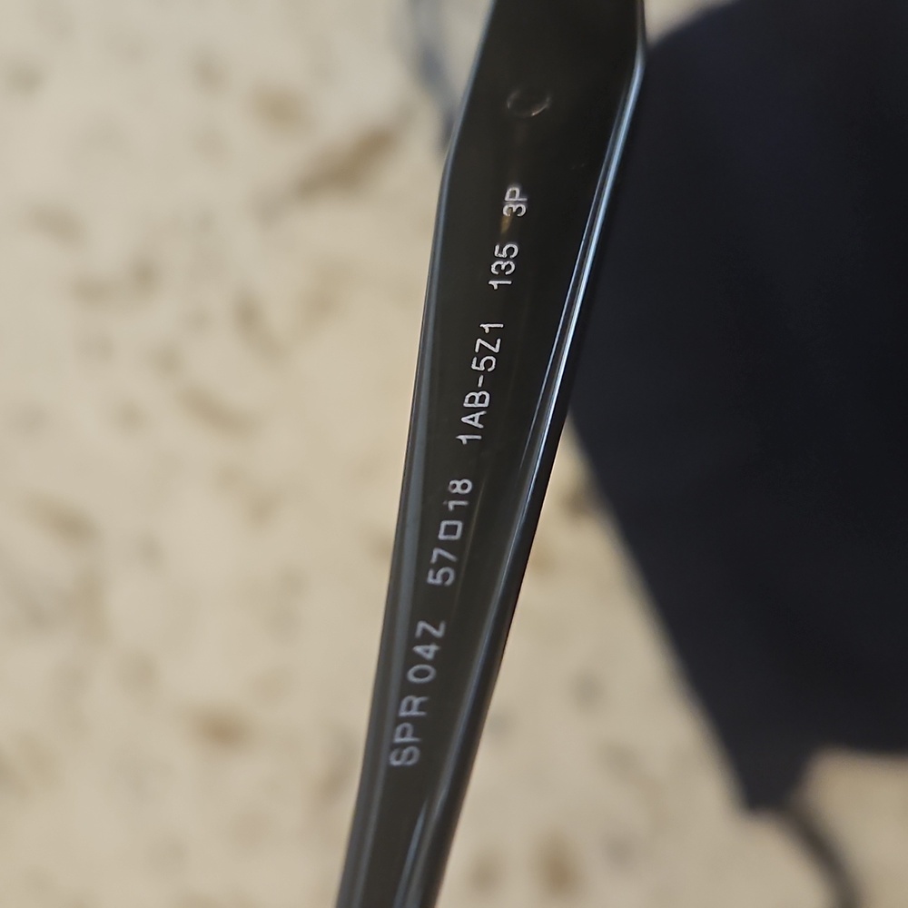 Prada Black Polarized Sunglasses with Full Inclusion - Picture 7 of 11